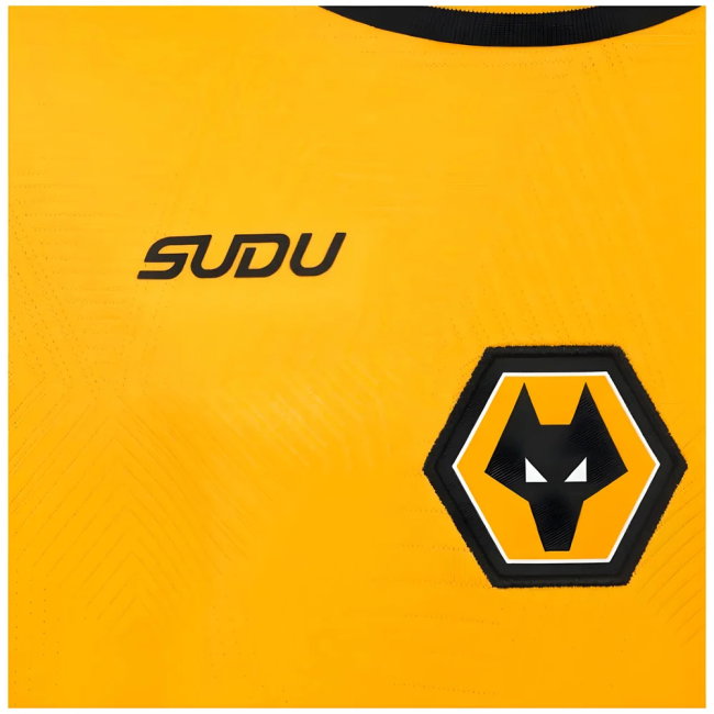 2024-2025 Wolves Long Sleeve Home Shirt (Kids) (Djiga 34)-SoccerKits Hub | Buy Soccer Jerseys Online